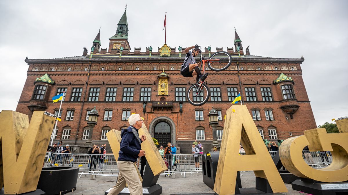 Julen Sáenz de Ormijana, durante un momento de la final de la prueba de la Copa del Mundo disputada en Copnehague