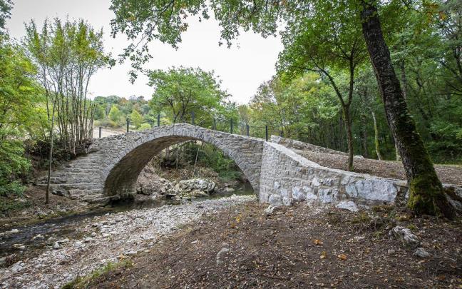 puente medieval de Iltzarbe.