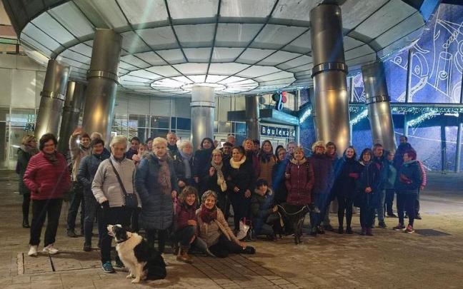 En el recorrido del pasado martes, 29 de noviembre, celebraron su primer aniversario de caminatas