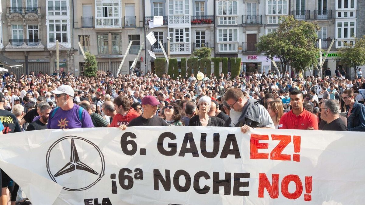 Movilización de ELA, LAB y ESK en la jornada de huelga del pasado día 22.