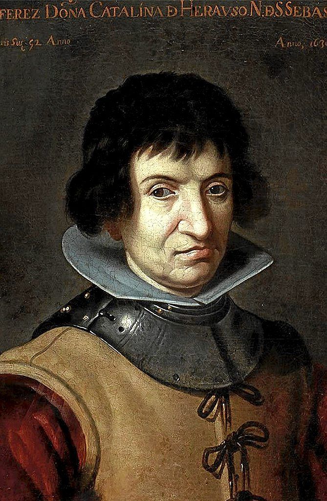 Catalina de Erauso, por Juan Van Der Hamen. Fundacion Kutxa.