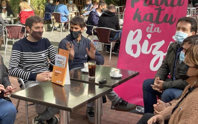 Presentaci&oacute;n de la iniciativa berbalagun para hablar euskera de Basauri y Galdakao.