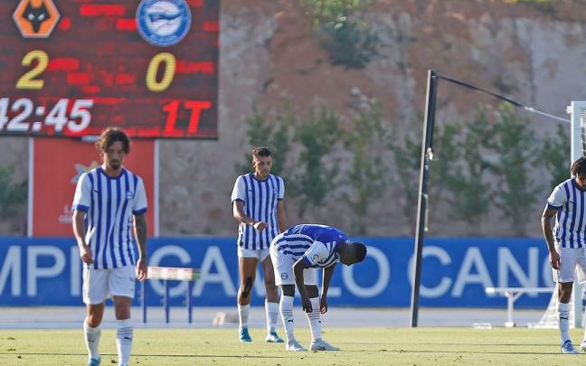 Derrota del Alavés ante los 'Wolves' en el segundo amistoso del verano