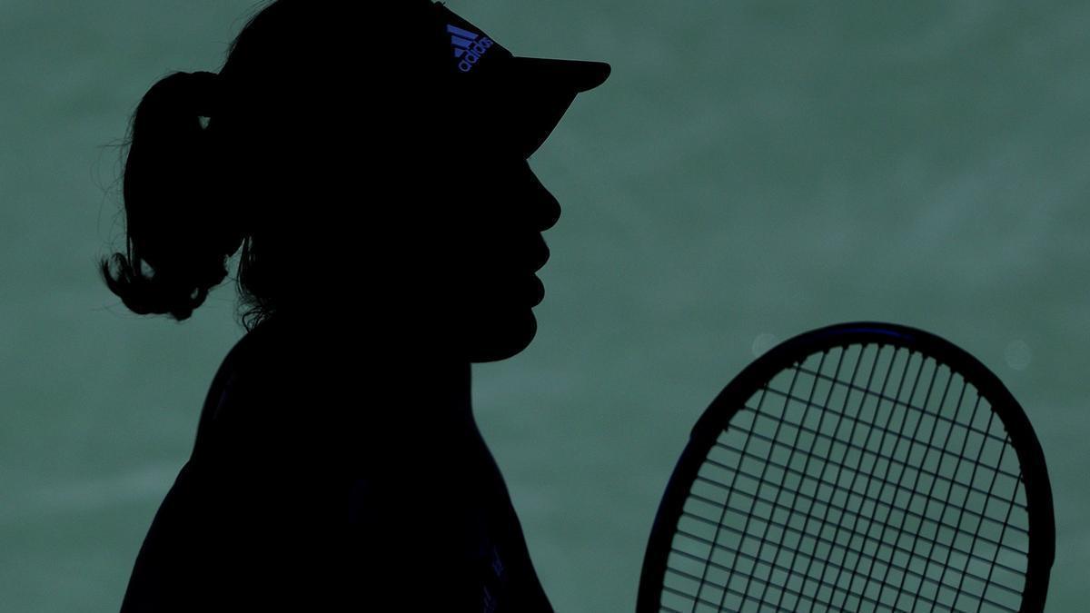 Garbiñe Muguruza, durante un partido del pasado US Open.