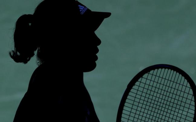 Garbiñe Muguruza, durante un partido del pasado US Open. Garbiñe Muguruza, durante un partido del pasado US Open.