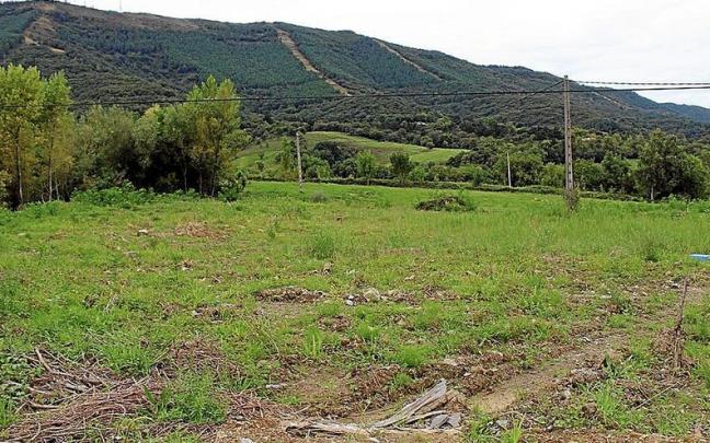 La ladera de Zaldunborda, tras el desbroce de la vegetación arbolada en 2019. La ladera de Zaldunborda, tras el desbroce de la vegetación arbolada en 2019.