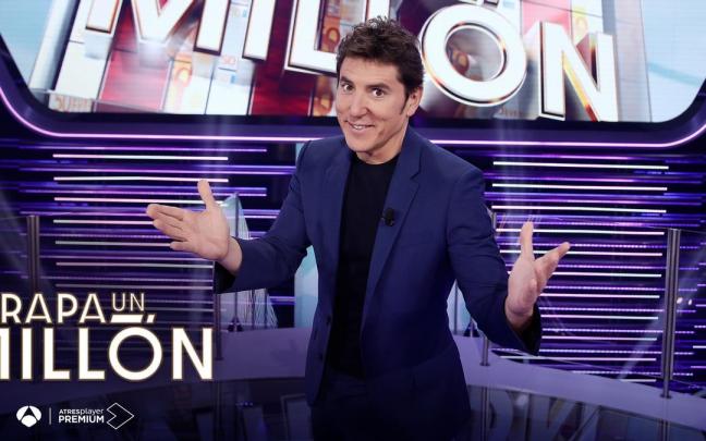 Manel Fuentes, en el plató de ‘Atrapa un millón’