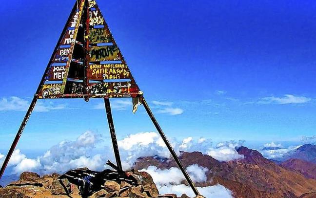 La cima de Toubkal, en el Alto Atlas marroqu&iacute;.