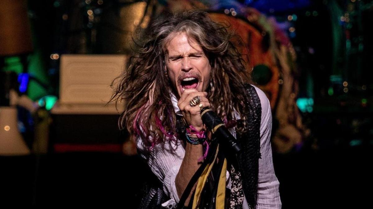 Steven Tyler durante un concierto en 2018.