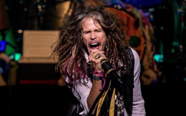 Steven Tyler durante un concierto en 2018.