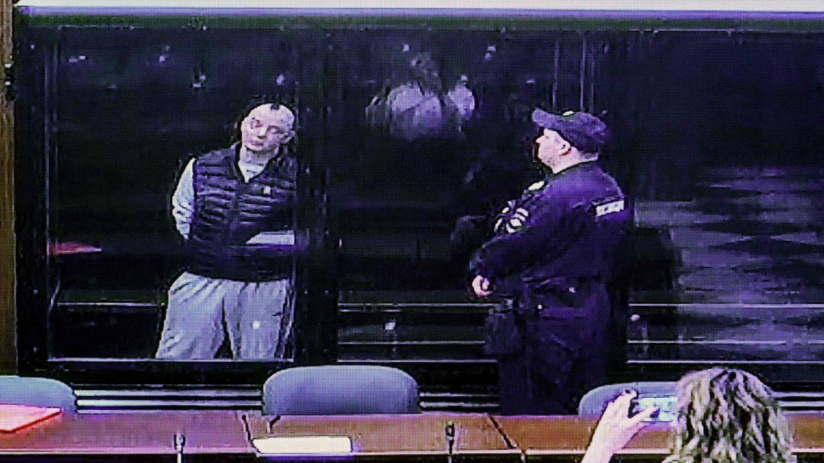 Imagen del juicio a Iván Safronov.