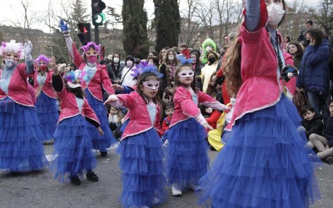 Comparsa del pasado año en el desfile del Carnaval de Vitoria Comparsa del pasado año en el desfile del Carnaval de Vitoria