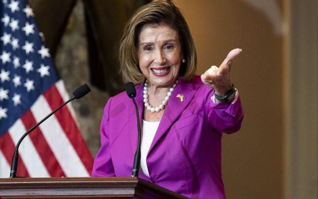 La presidenta de la Cámara de Representantes de EE.UU., Nancy Pelosi.