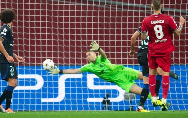 Robert Andrich anota el primer gol Robert Andrich anota el primer gol