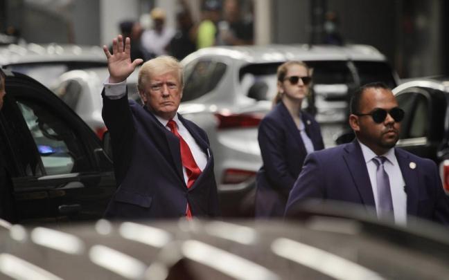 Donald Trump en Nueva York.