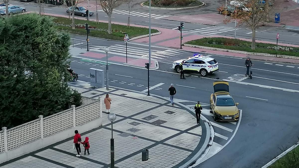 Imagen del vehículo accidentado