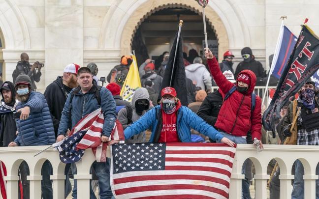 Asalto al Capitolio en Estados Unidos.