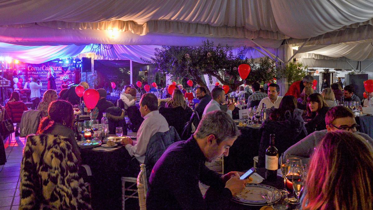 Los asistentes disfrutarán de un menú exquisito en esta gala de San Valentín.