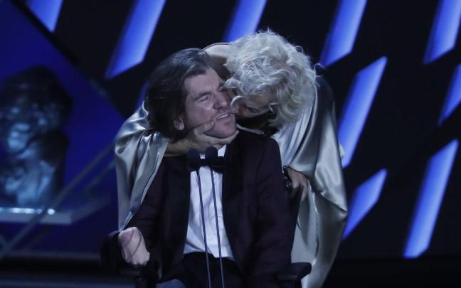 Telmo Irureta en los Goya