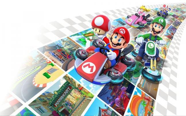 Logo del videojuego 'Mario Kart 8 Deluxe'. Logo del videojuego 'Mario Kart 8 Deluxe'.