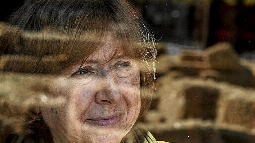 La escritora bielorrusa, Premio Nobel de Literatura 2015, Svetlana Aleksiévich.