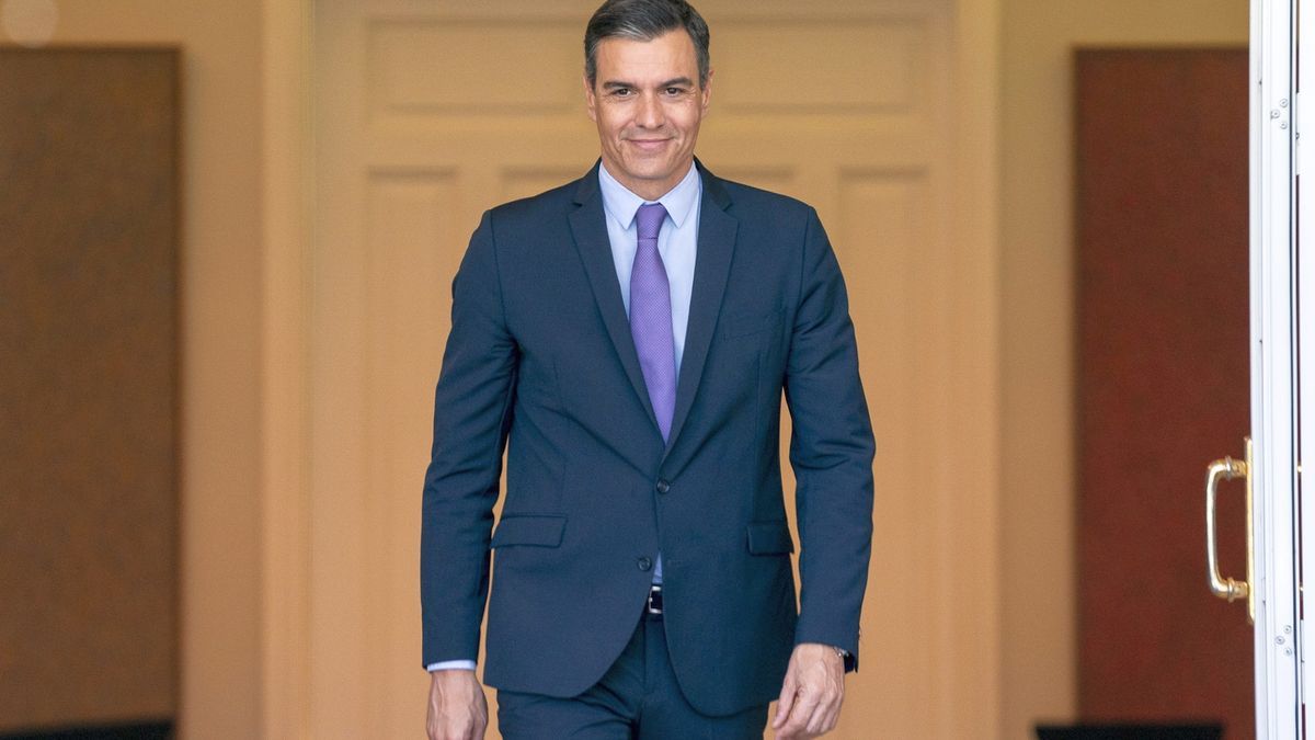 El presidente español, Pedro Sánchez, la semana pasada en el Palacio de la Moncloa.