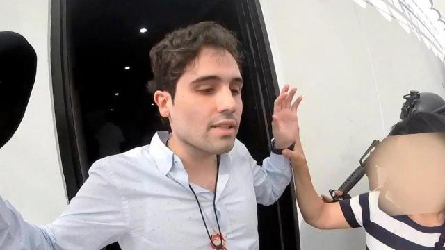 Ovidio Guzmán, en el momento de su detención Ovidio Guzmán, en el momento de su detención