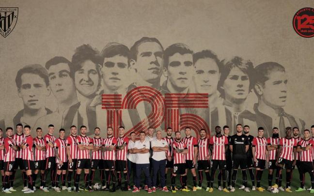 El póster del primer equipo masculino del Athletic