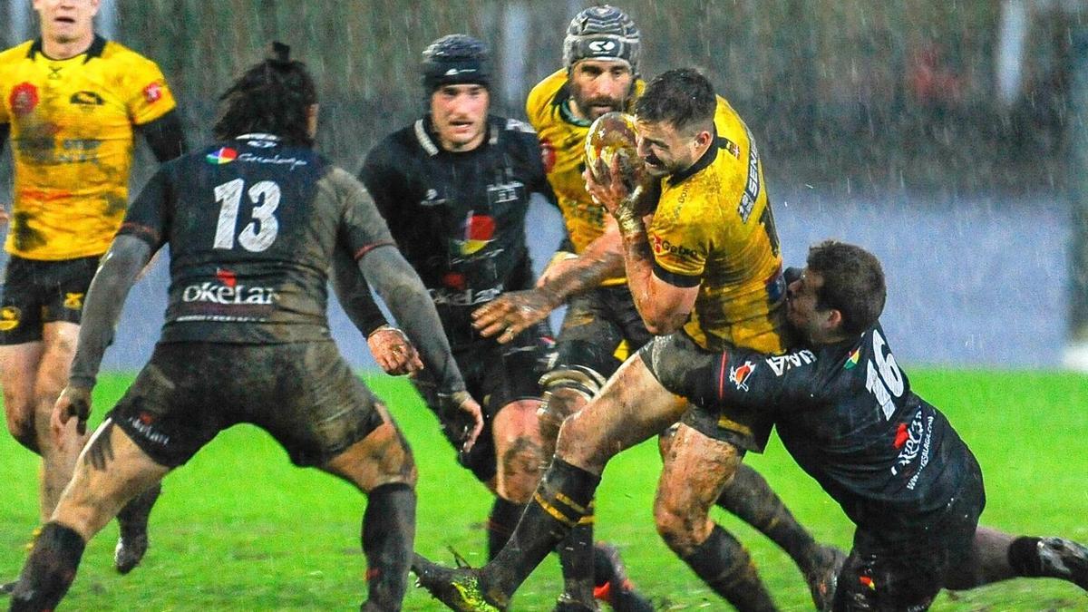 Encuentro de la pasada liga entre Zarautz y Getxo.