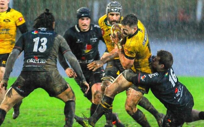Encuentro de la pasada liga entre Zarautz y Getxo.