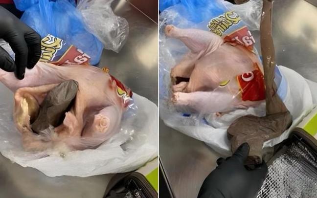Detenida en EEUU por intentar volar con una pistola escondida en una gallina