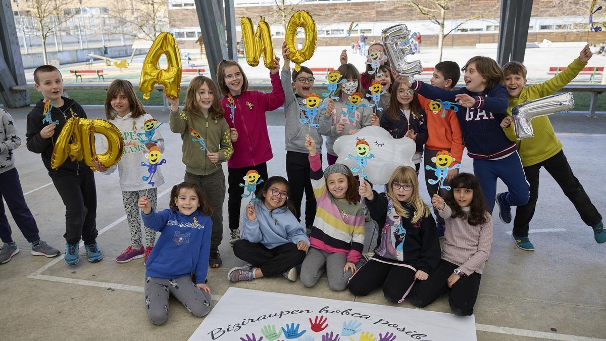 Acto de Adano en el Colegio Público Elorri de Pamplona