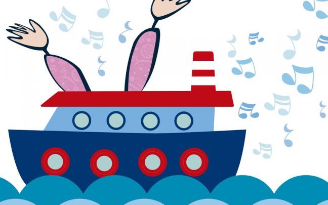 Cartel de la tercera edici&oacute;n de Zubitik zubira/Cantando puentes