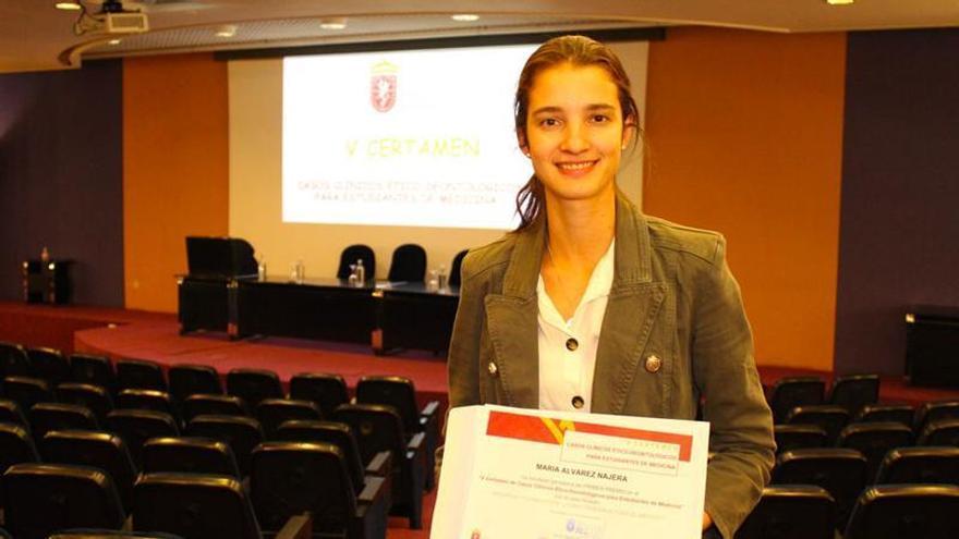 María Álvarez Nájera, alumna de sexto de Medicina de la Universidad de Navarra