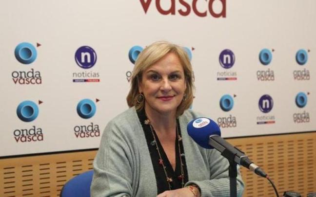 Itxaso Atutxa, presidente del Bizkai Buru Batzar del PNV, en Onda Vasca. Itxaso Atutxa, presidente del Bizkai Buru Batzar del PNV, en Onda Vasca.