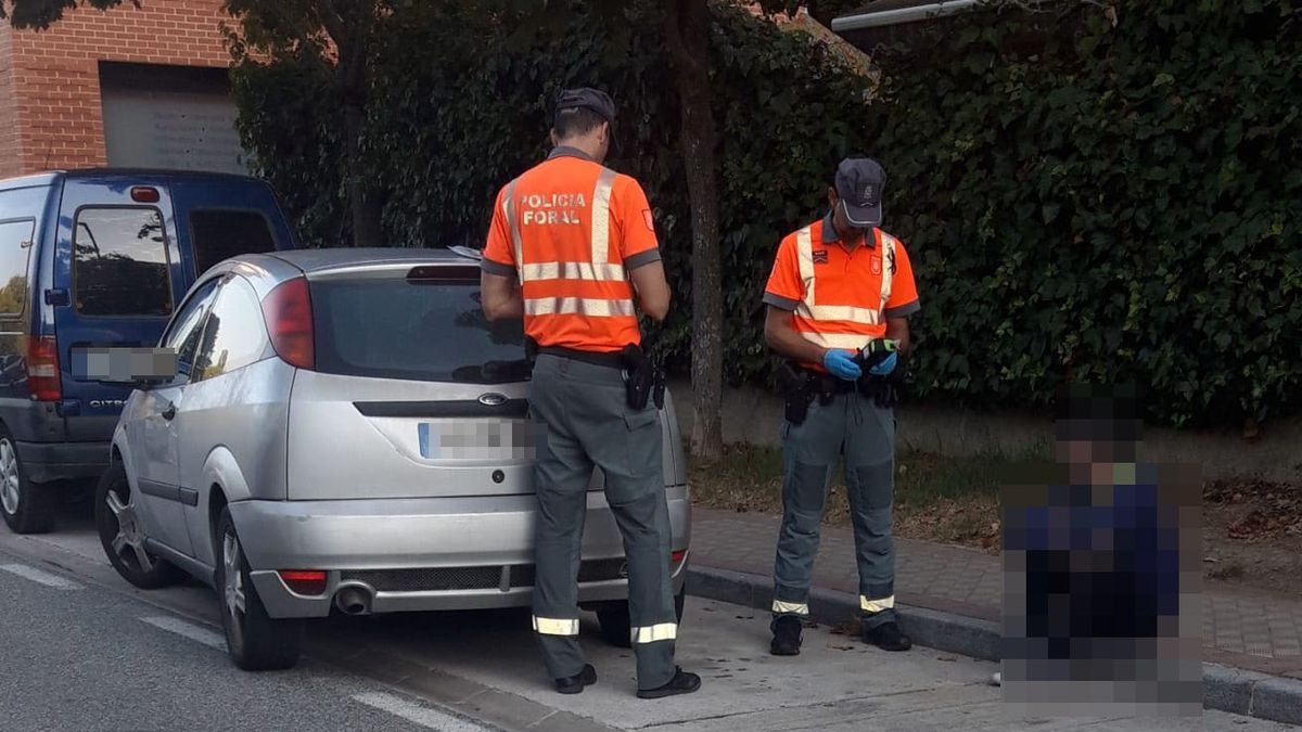 Momento de la detención.