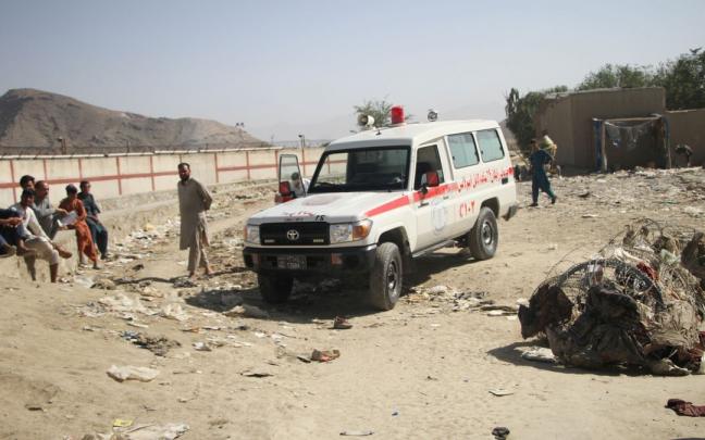 Un atentado del Estado Islámico en Kabul. Un atentado del Estado Islámico en Kabul.
