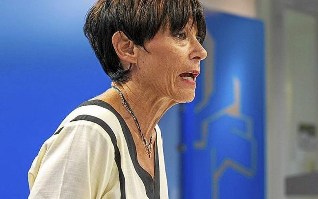 Maddalen Iriarte, durante una comparecencia en el Parlamento esta semana. Maddalen Iriarte, durante una comparecencia en el Parlamento esta semana.
