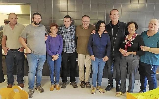 Representantes municipales de ambas localidades, en el acto institucional. | FOTOS: CEDIDAS