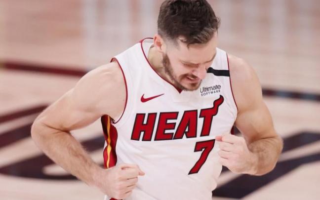 Dragic, en un partido con los Heat