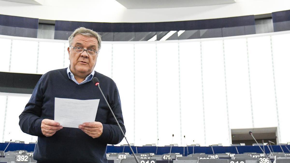 El exeurodiputado socialista Pier Antonio Panzeri durante un pleno.