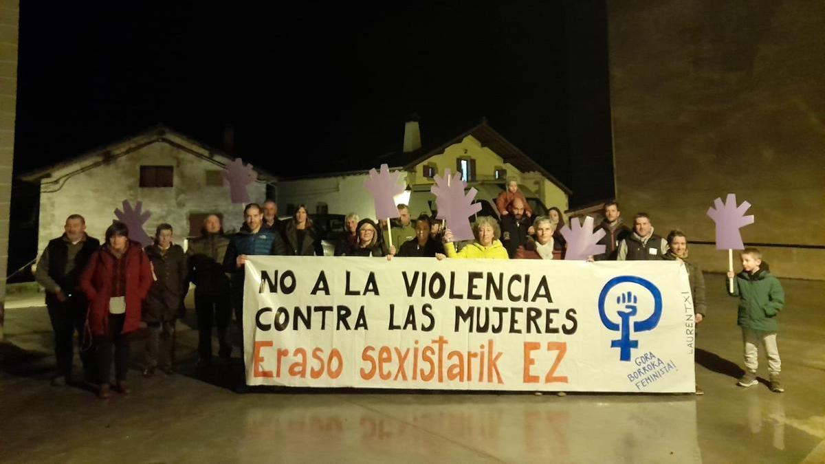 Imagen de una de las concentraciones celebradas en el 25N en rechazo de la violencia contra las mujeres.