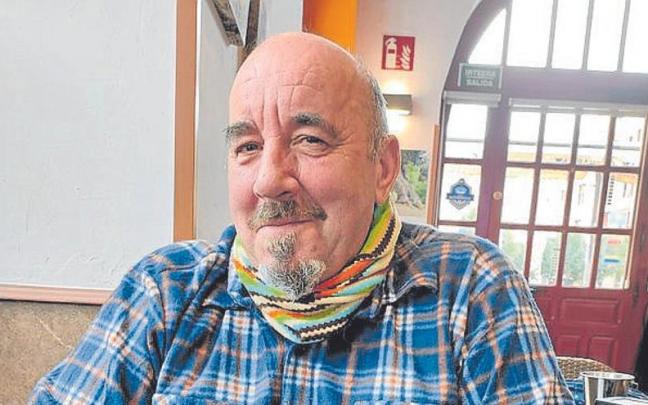 Francisco Javier San Martín, ayer en Estella-Lizarra. Francisco Javier San Martín, ayer en Estella-Lizarra.