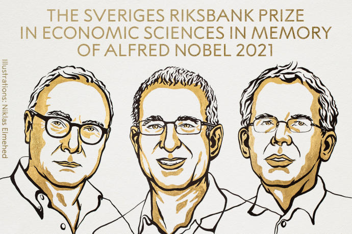 David Card, Joshua Angrist y Guido Imbens, Premio Nobel de Economía