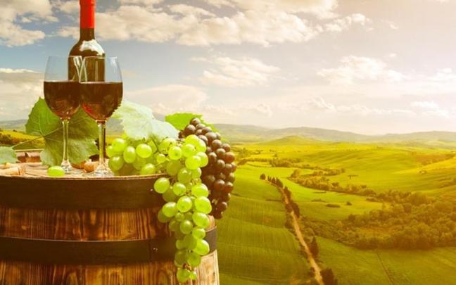 Beber vino mientras admira la campiña italiana es como vivir un sueño Beber vino mientras admira la campiña italiana es como vivir un sueño