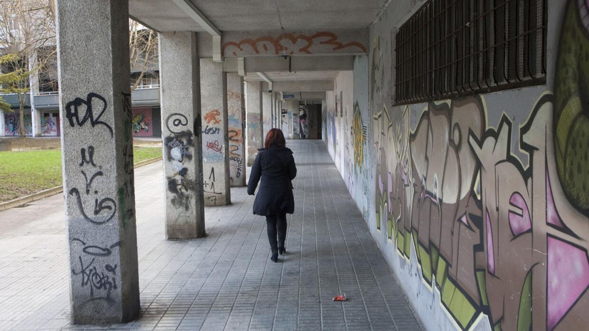 Imagen de la calle Valladolid, en el barrio de Aranbizkarra