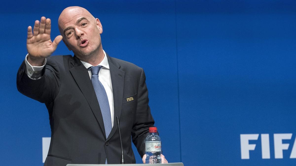 El presidente de la FIFA, Gianni Infantino.