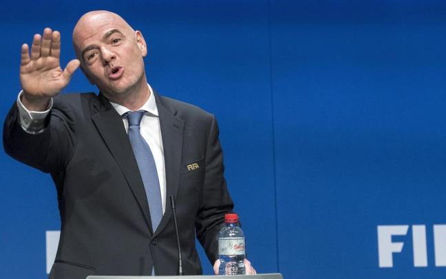 El presidente de la FIFA, Gianni Infantino.
