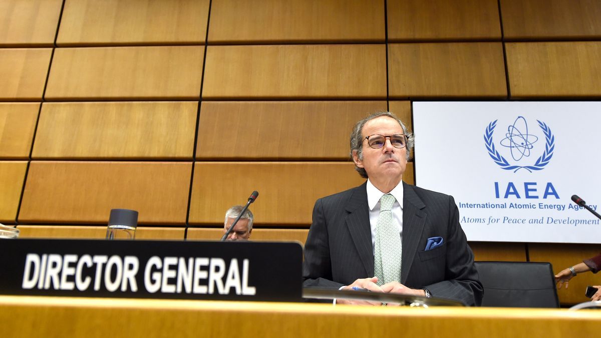 El director general del Organismo Internacional de la Energía Atómica, Rafael Grossi