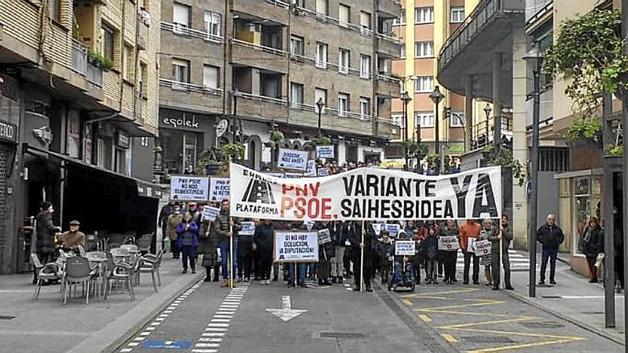 Imagen de una protesta. | FOTO: DEIA